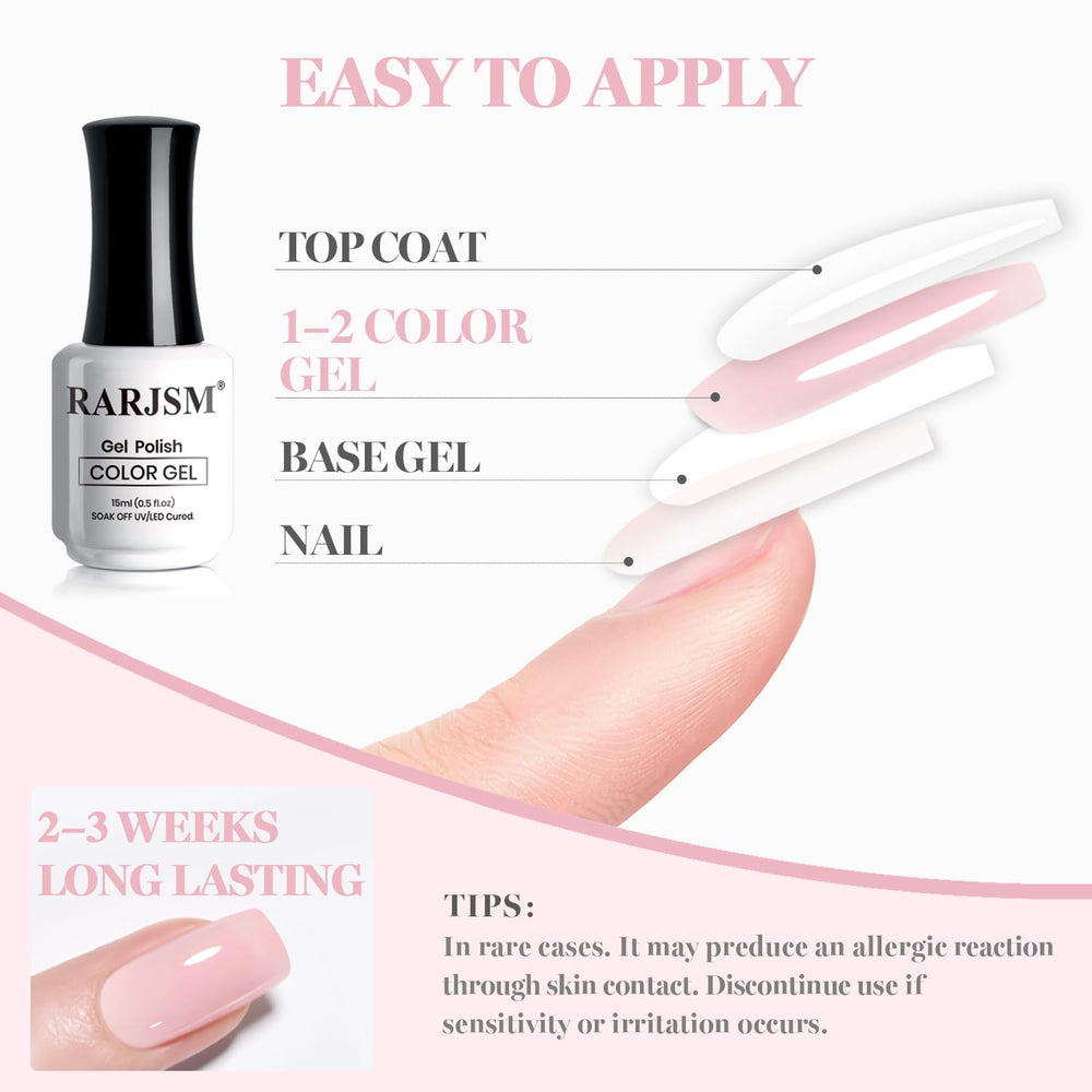 RARJSM 15ml bottle offers generous capacity for multiple manicures
