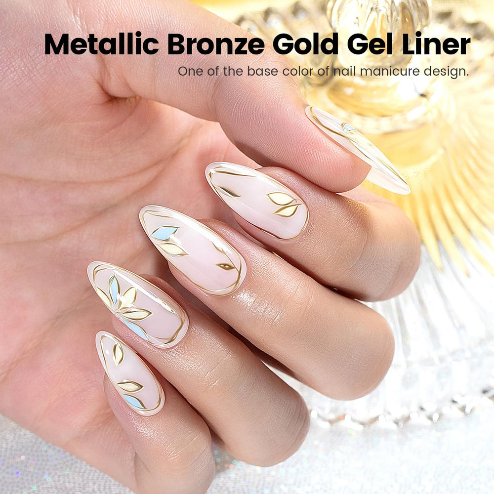 RARJSM gold chrome mirror finish swatch highlighting high shine