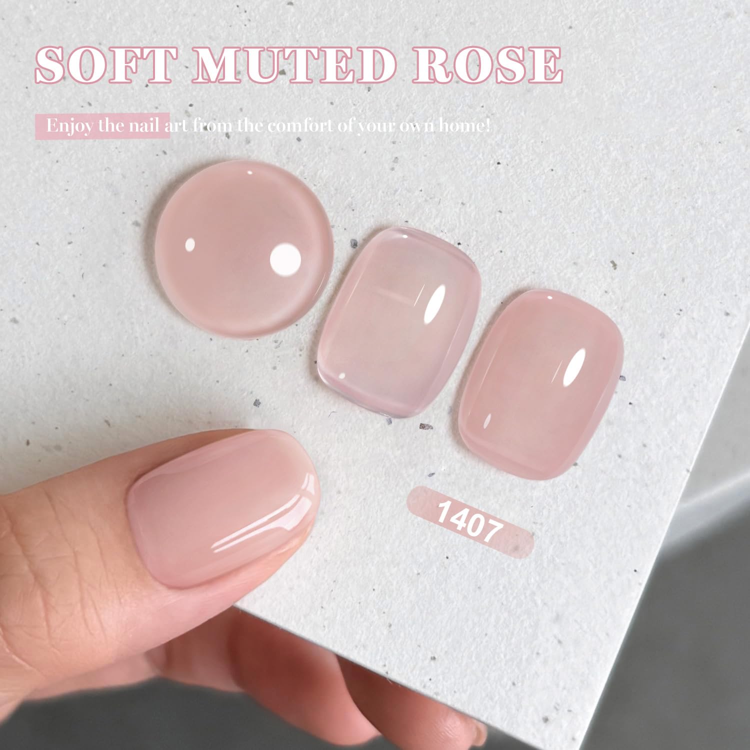 RARJSM gel polish for at-home salon use delivering durable, glossy wear