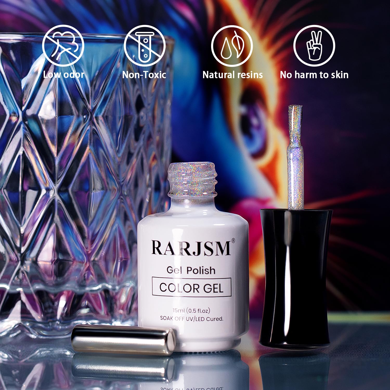 RARJSM LED/UV curing helps you set long-lasting designs at home.