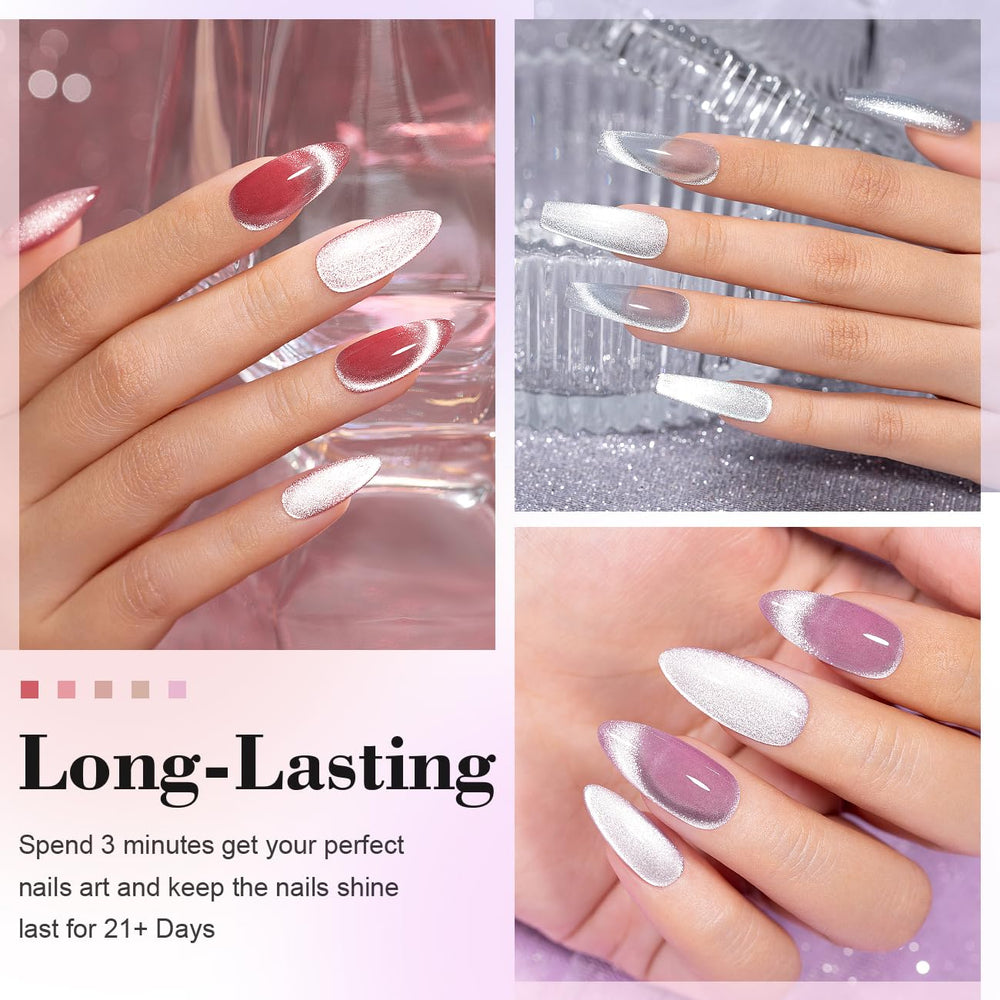 RARJSM Smooth formula cat-eye polish with easy application