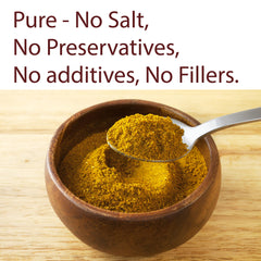 Ras El Hanout spice mix ingredients closeup demonstrates 12 exotic components for rich aromas.