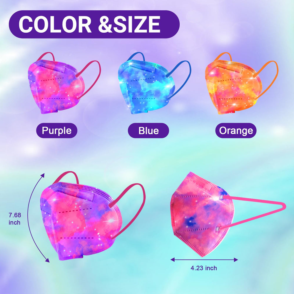 Rasav KN95 mask galaxy pattern 03 complements outfits while shielding particles
