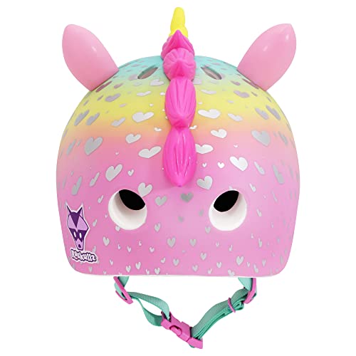 Raskullz Super Shimmer Corn ears and snout add whimsy and visibility
