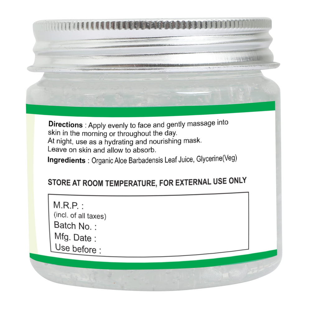 Raslok Aloe Vera Gel easy-dispense cap for quick application.