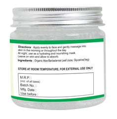 Raslok Aloe Vera Gel easy-dispense cap for quick application.