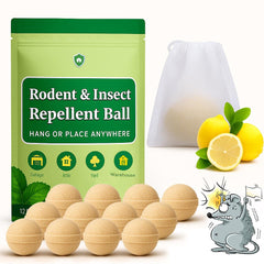 RATITU repellent balls for indoor and outdoor use repel mice and rats effectively