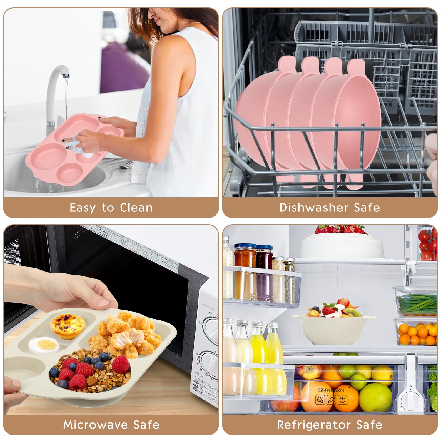 Ratulie kids cups, microwave-safe and easy to clean after snacks.