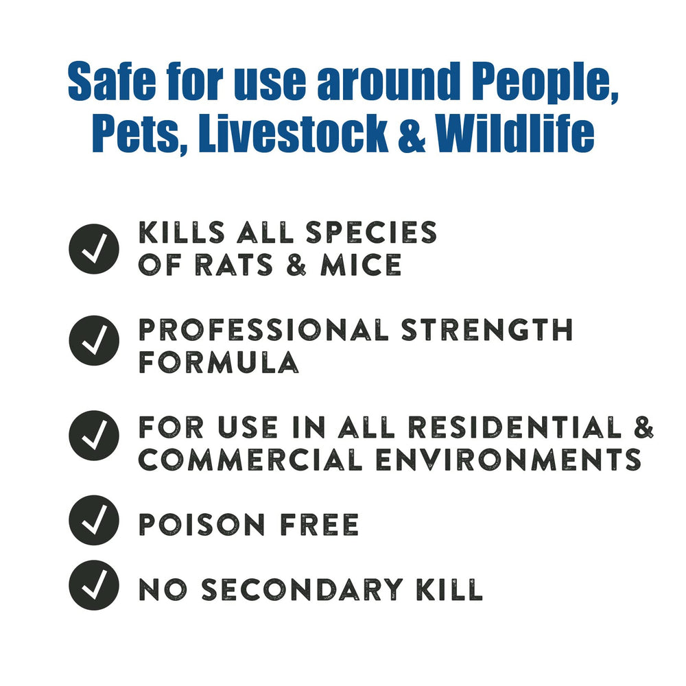 RatX Bait Discs placed discreetly for low-visibility pest protection.