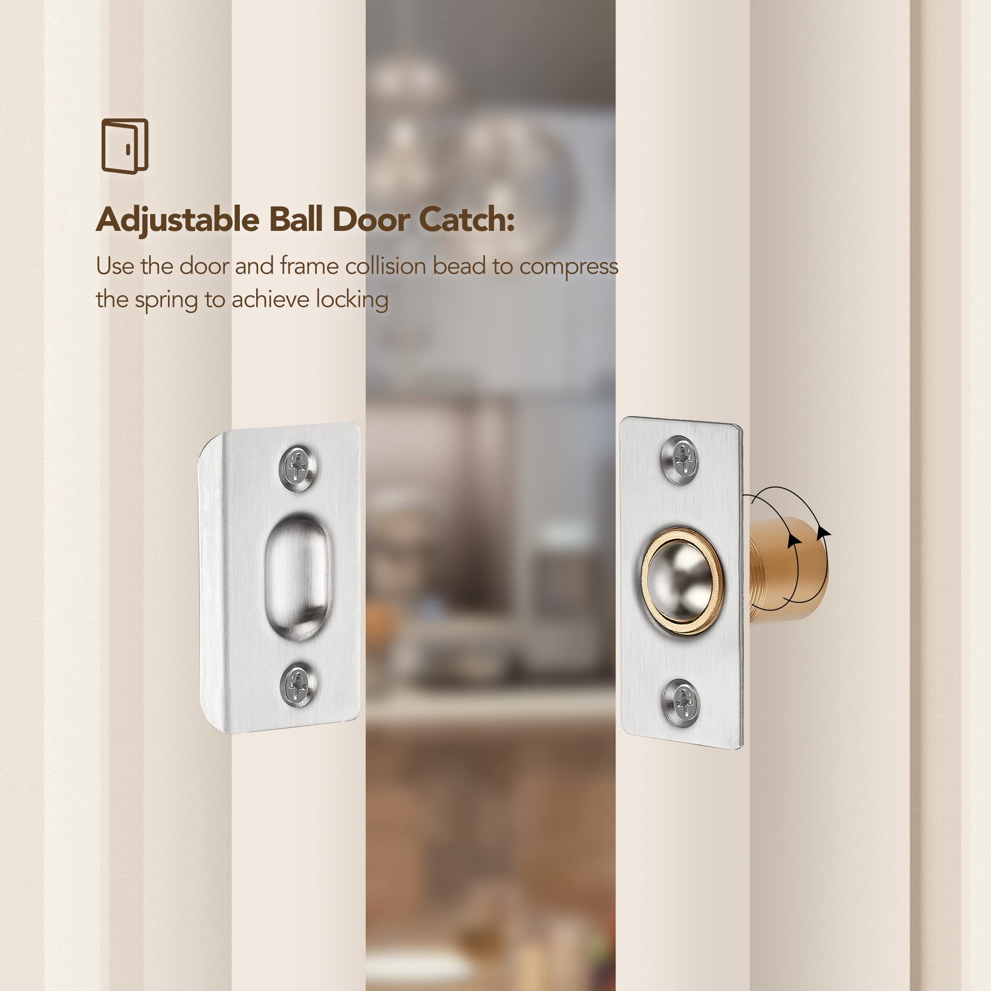 Ravinte included screws enable simple, clean installation