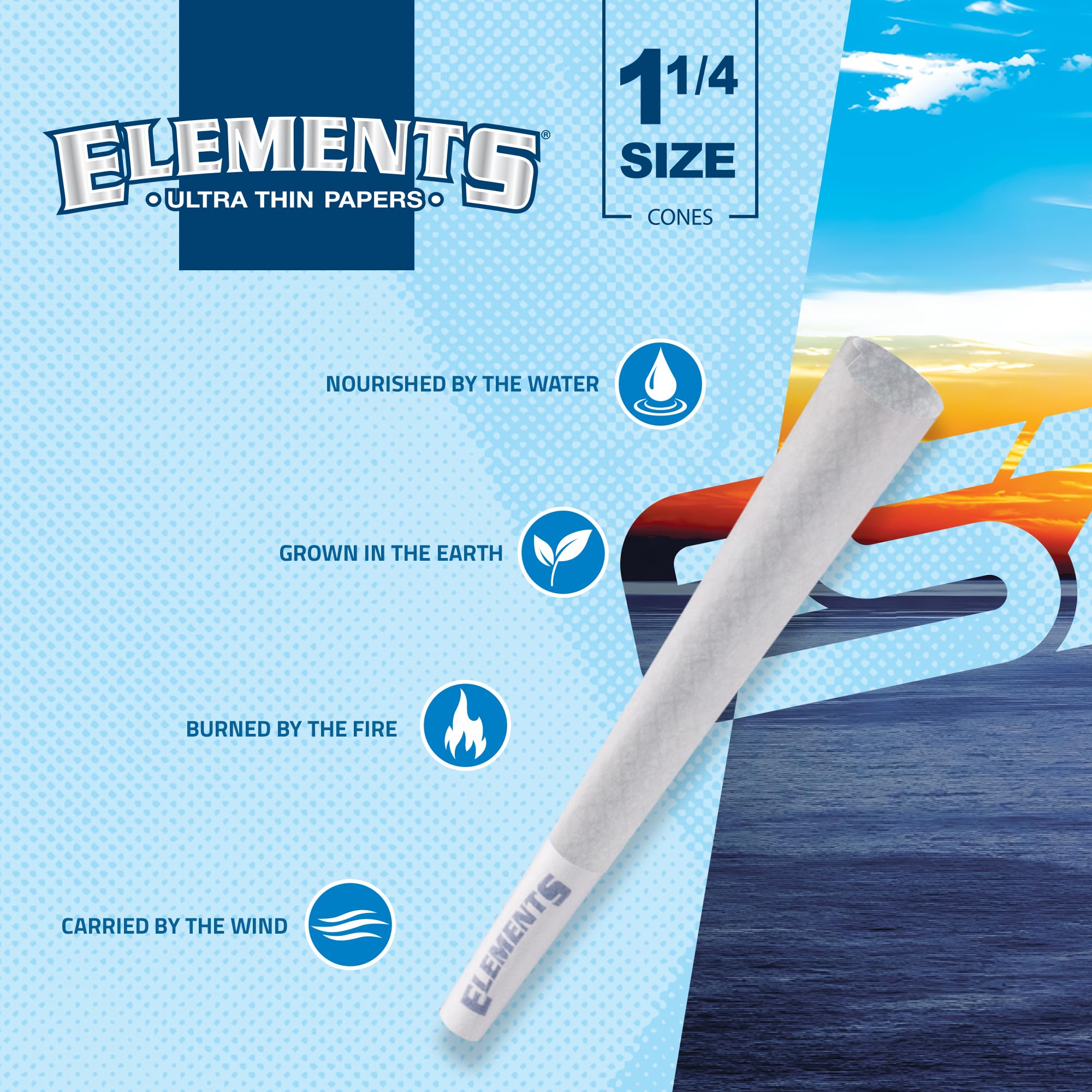 RAW Elements proprietary crisscross watermark for authenticity and quality.