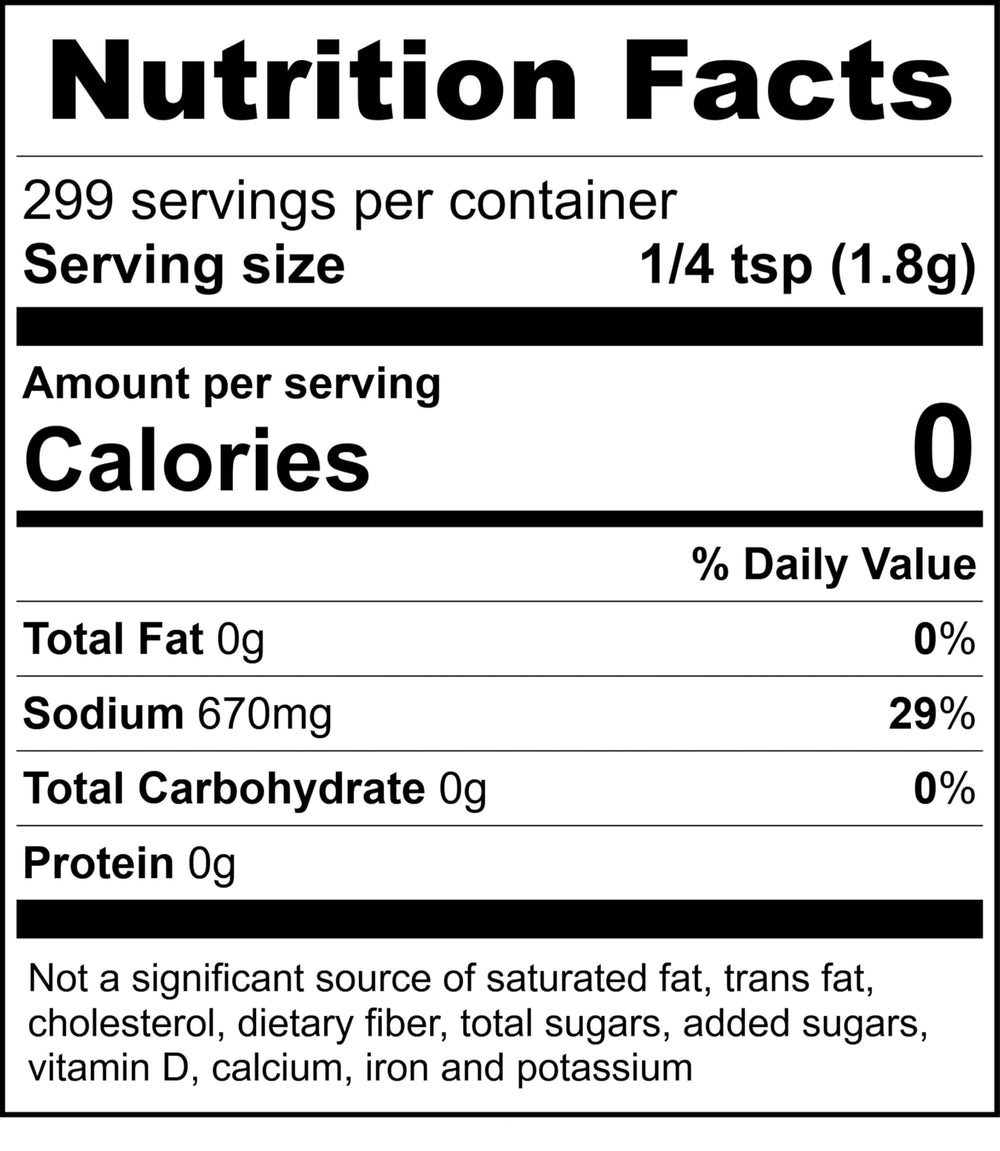 Raw Essentials Modern Curing Salt No. 1 packaging box communicates product benefits