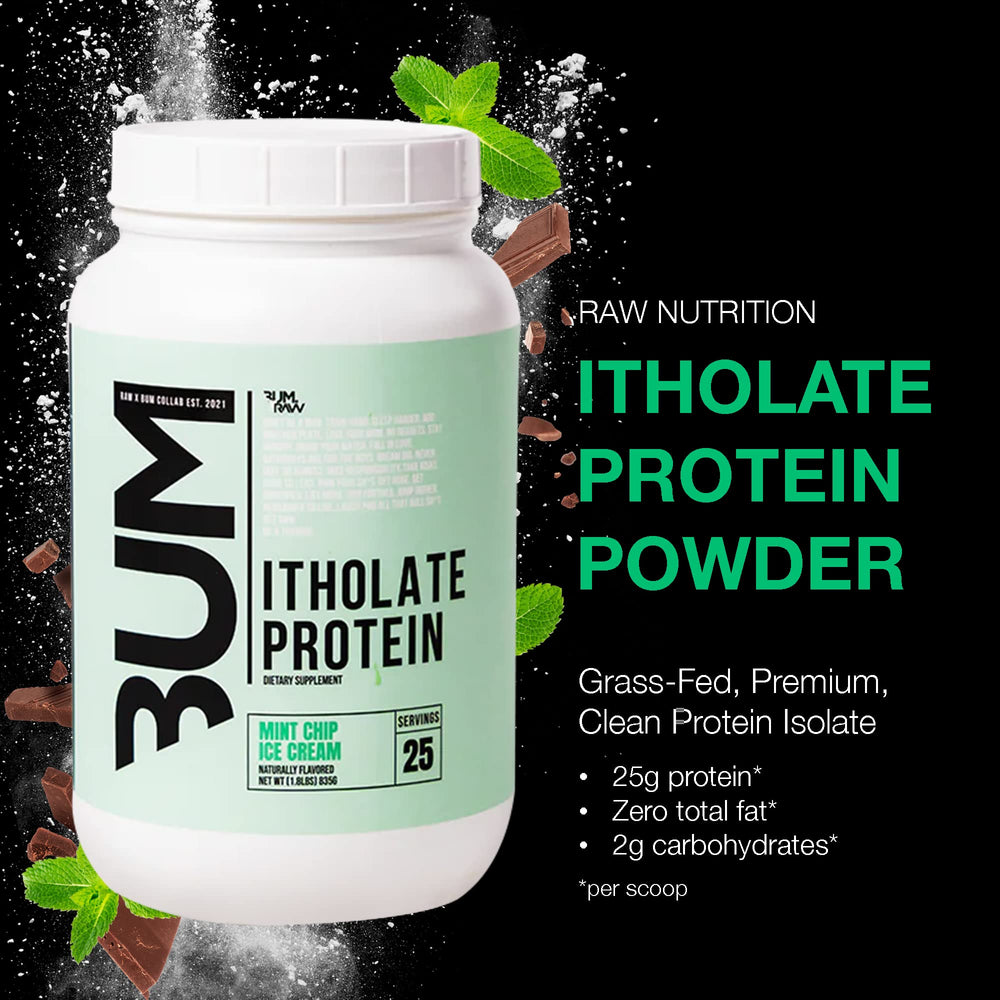 RAW Itholate protein powder scoop for convenient lean muscle support