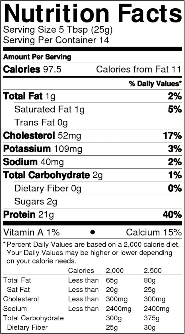 Raw Organic Whey sourced from small American family farms supporting sustainable dairy.