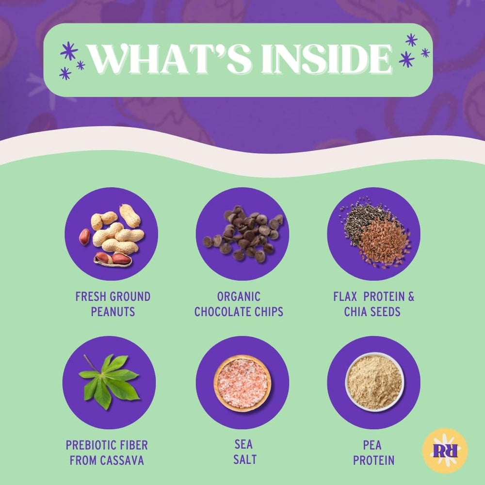 Nutrition facts panel highlights non-GMO, gluten-free, and vegan attributes.