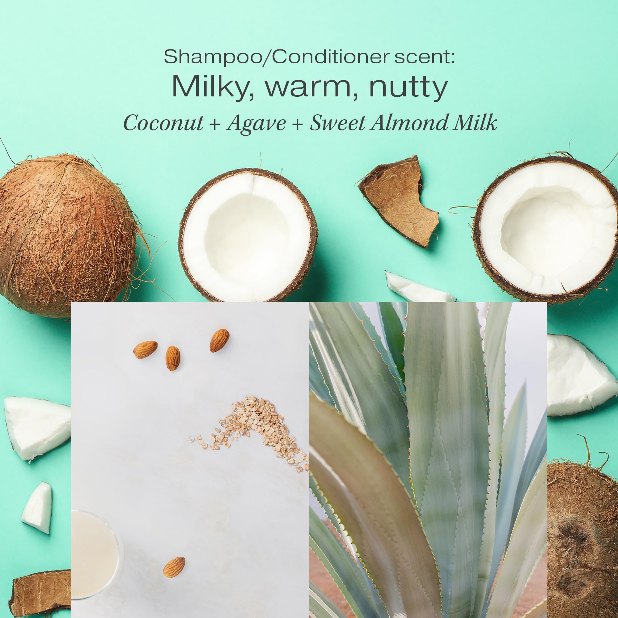 Raw Sugar Moisture Smoothie conditioner bottle provides frizz control and moisture
