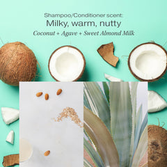 Raw Sugar Moisture Smoothie conditioner bottle provides frizz control and moisture