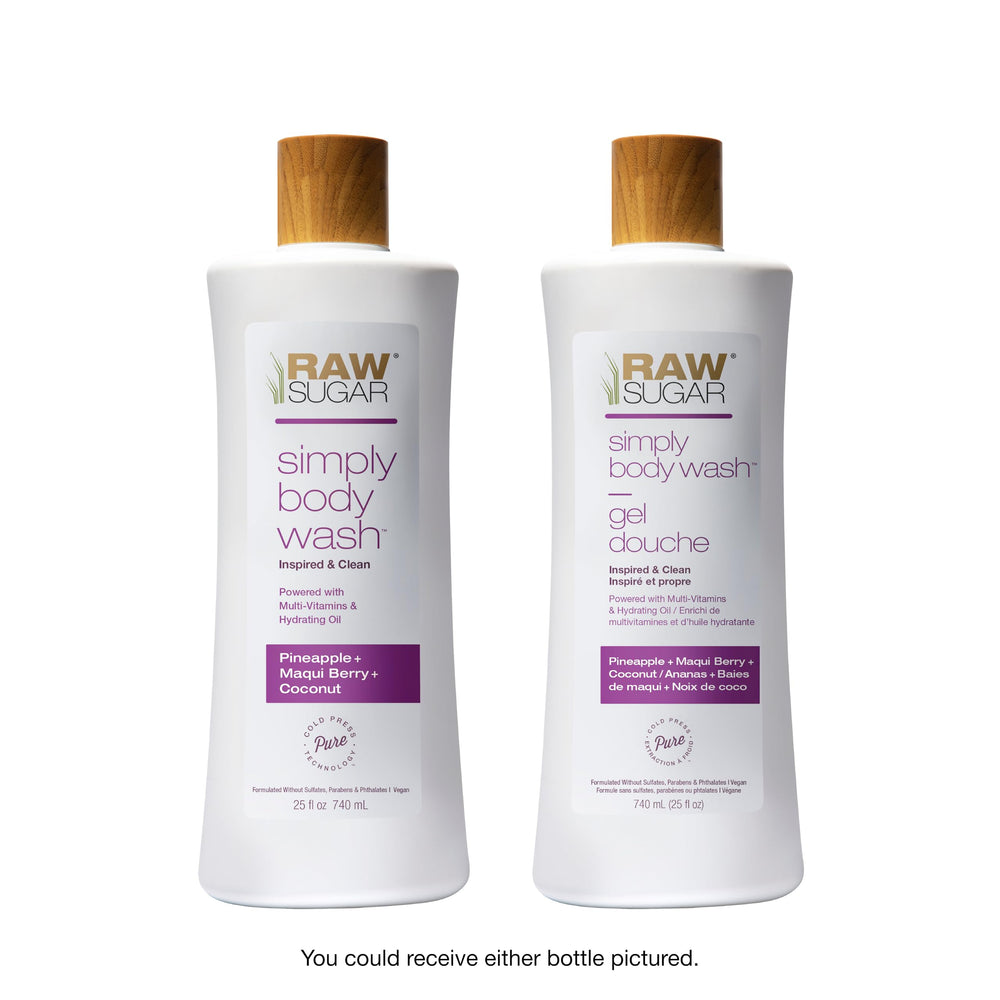 RAW SUGAR Pineapple Maqui Berry Reviver cream texture on skin suggests lightweight hydration and refreshment.