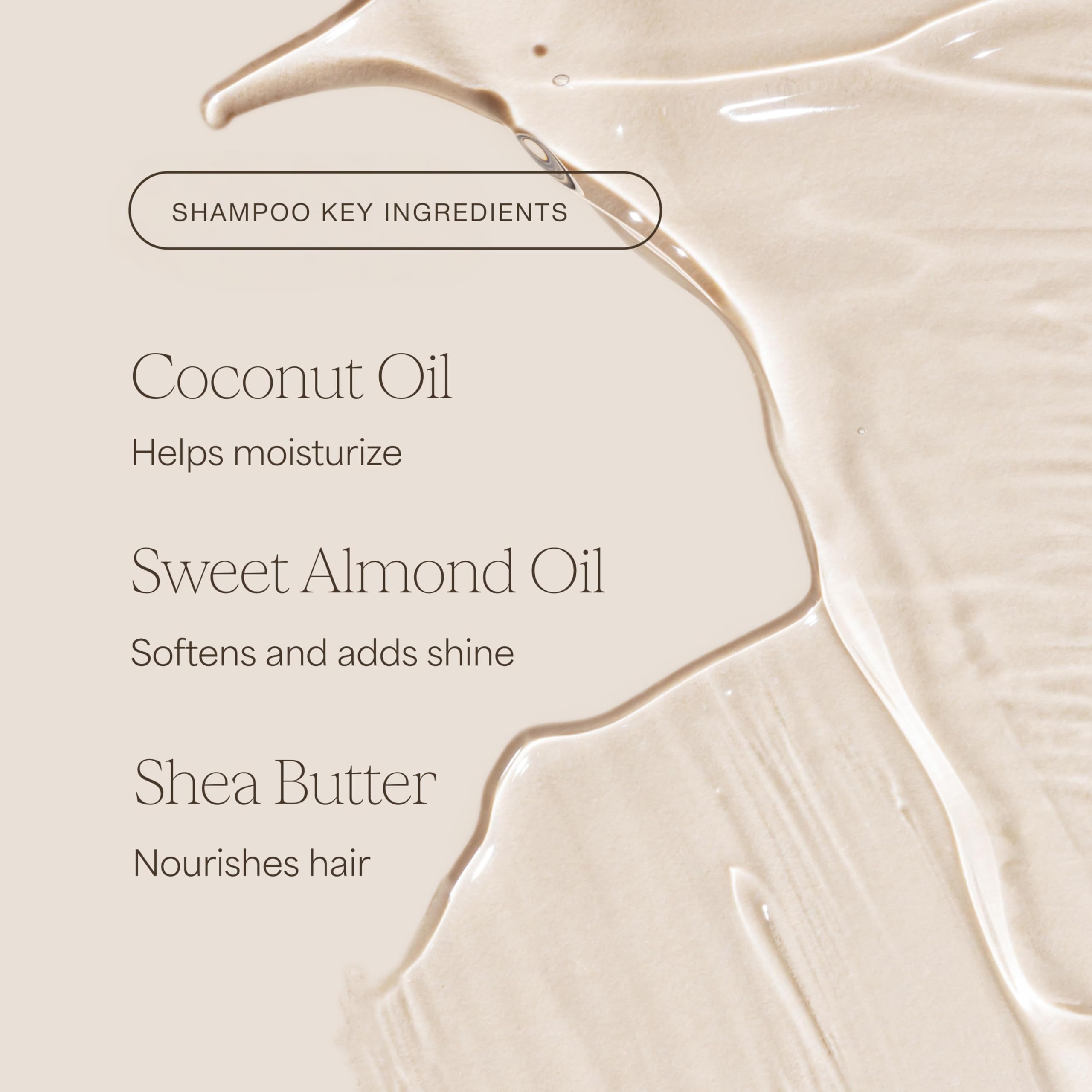 Shea butter and agave blend in RAW SUGAR nourishing hair cream