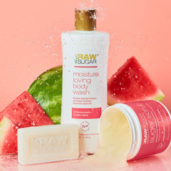 RAW SUGAR Simply Body Wash Variety Trio highlights three vegan, sulfate-free formulas for every mood.