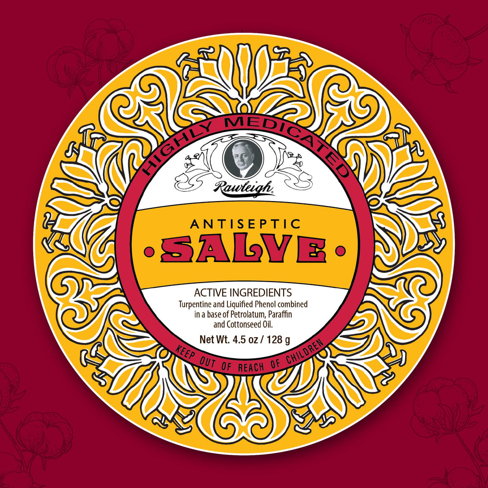 Rawleigh Salve compact travel-size tin ideal for on-the-go care.