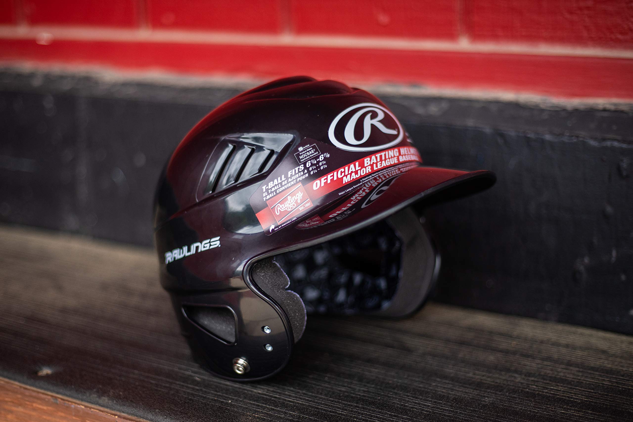 Rawlings COOLFLO label confirms NOCSAE safety standard compliance
