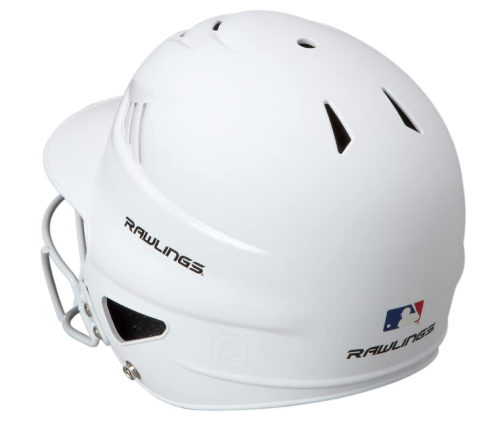 Rawlings COOLFLO Highlighter helmet side view showing streamlined profile
