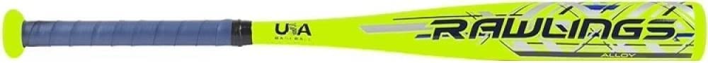 Rawlings Remix neon green bat with enlarged sweet spot for confident contact