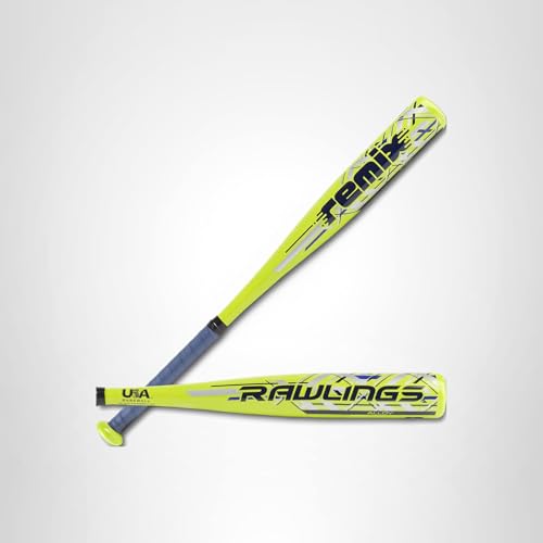 Rawlings Remix 25 inch neon-green T-Ball bat USA Baseball approved