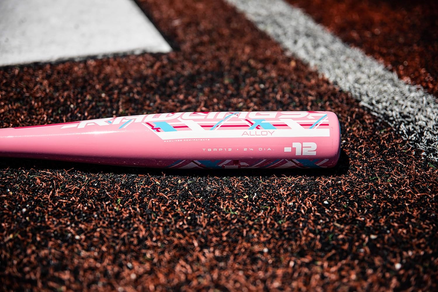 Rawlings Remix T-Ball Bat close-up shows smooth alloy barrel for durability