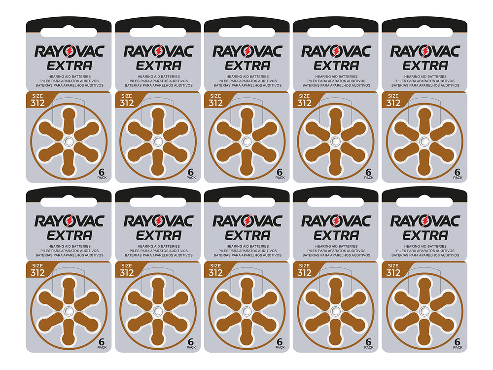 Rayovac 312 dial card image showing quick access to batteries on the go.