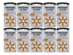 Rayovac 312 dial card image showing quick access to batteries on the go.