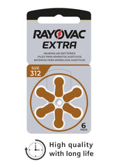 Rayovac zinc-air chemistry icon indicating air-activated power for hearing aids.