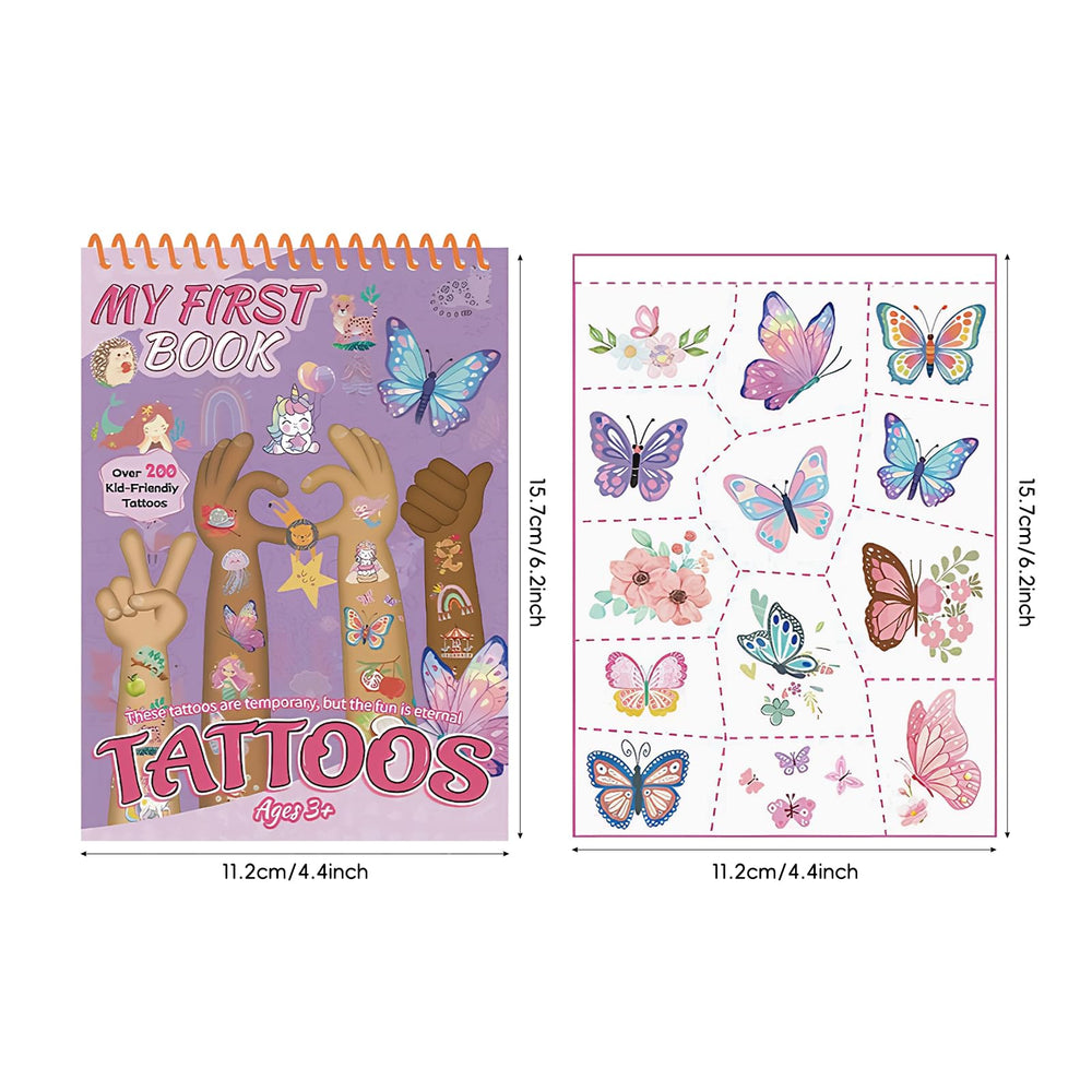Rayzoq fairy-pattern tattoos sparking imagination for parties and crafts