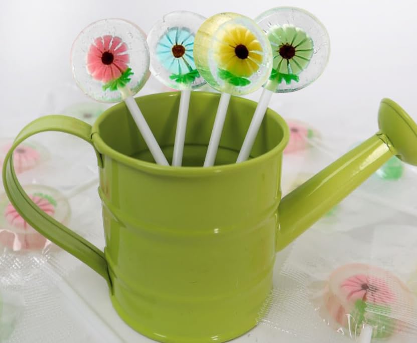 RBBZ Party Flower Candy Lollipops bulk 8-ounce bag ready for events.