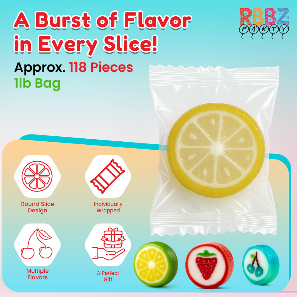 Individually wrapped hard candies ready for easy sharing.