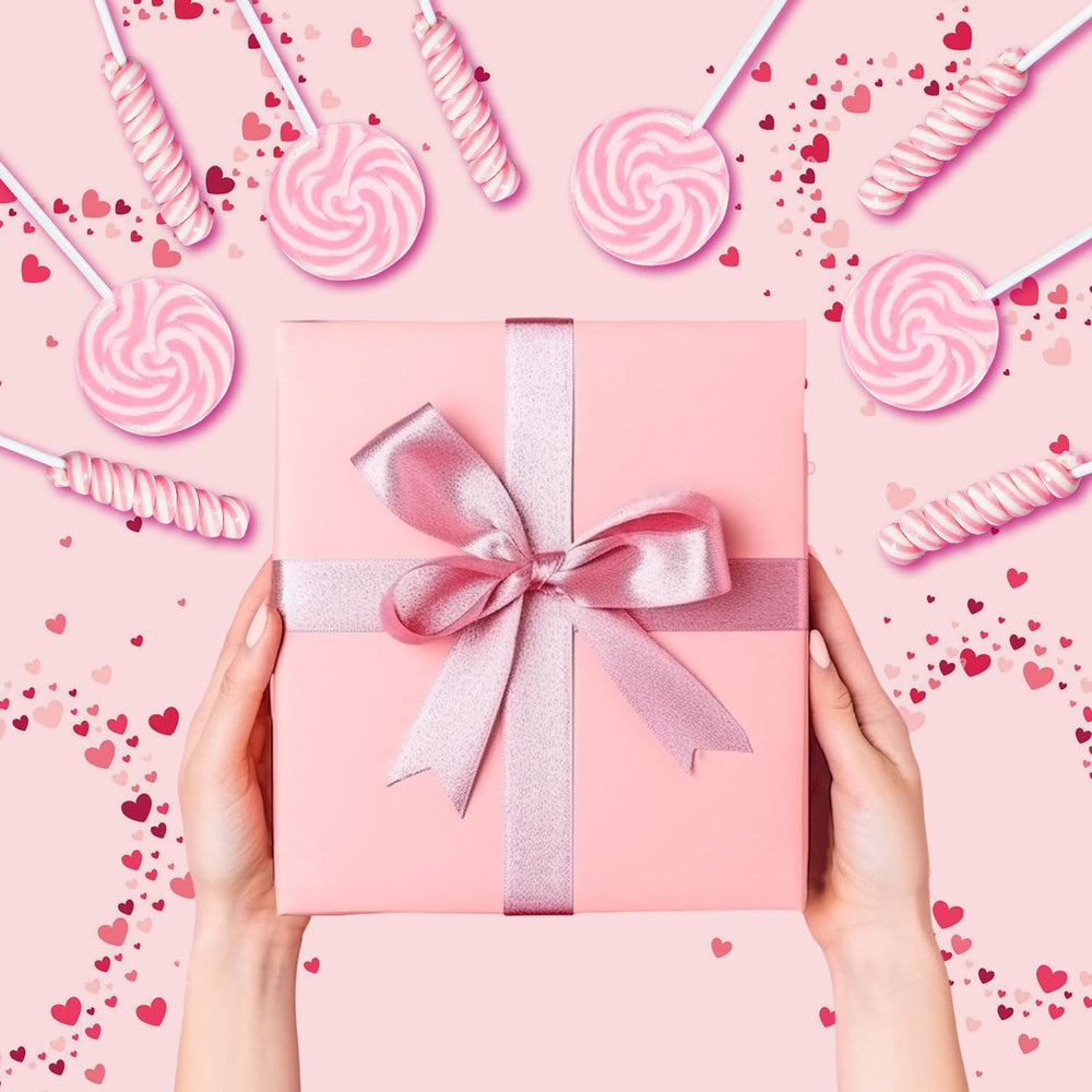 RBBZ Party pink candy display-ready lollipops enhance celebrations