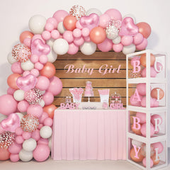 RBBZ Party pink candy twist lollipops adding playful texture to dessert tables
