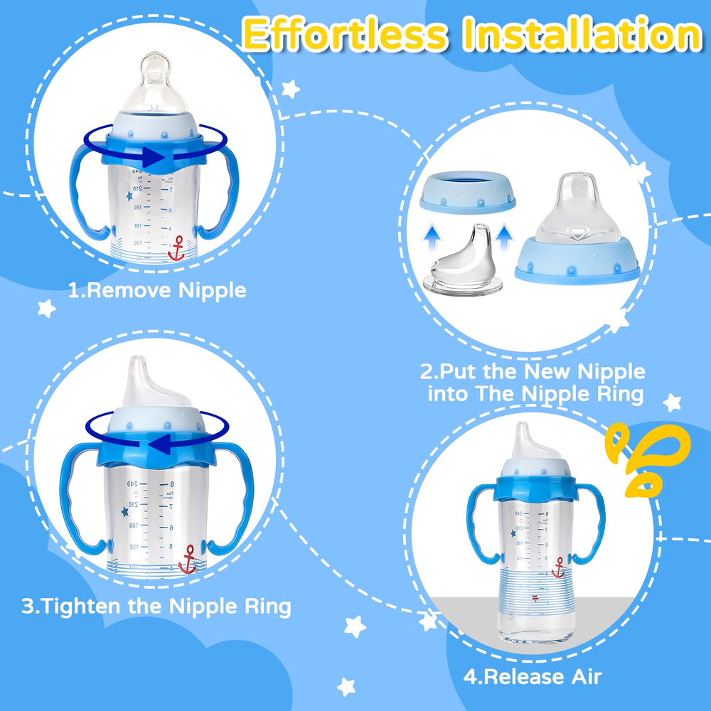 RBUGR dishwasher-safe spout is easy to clean.
