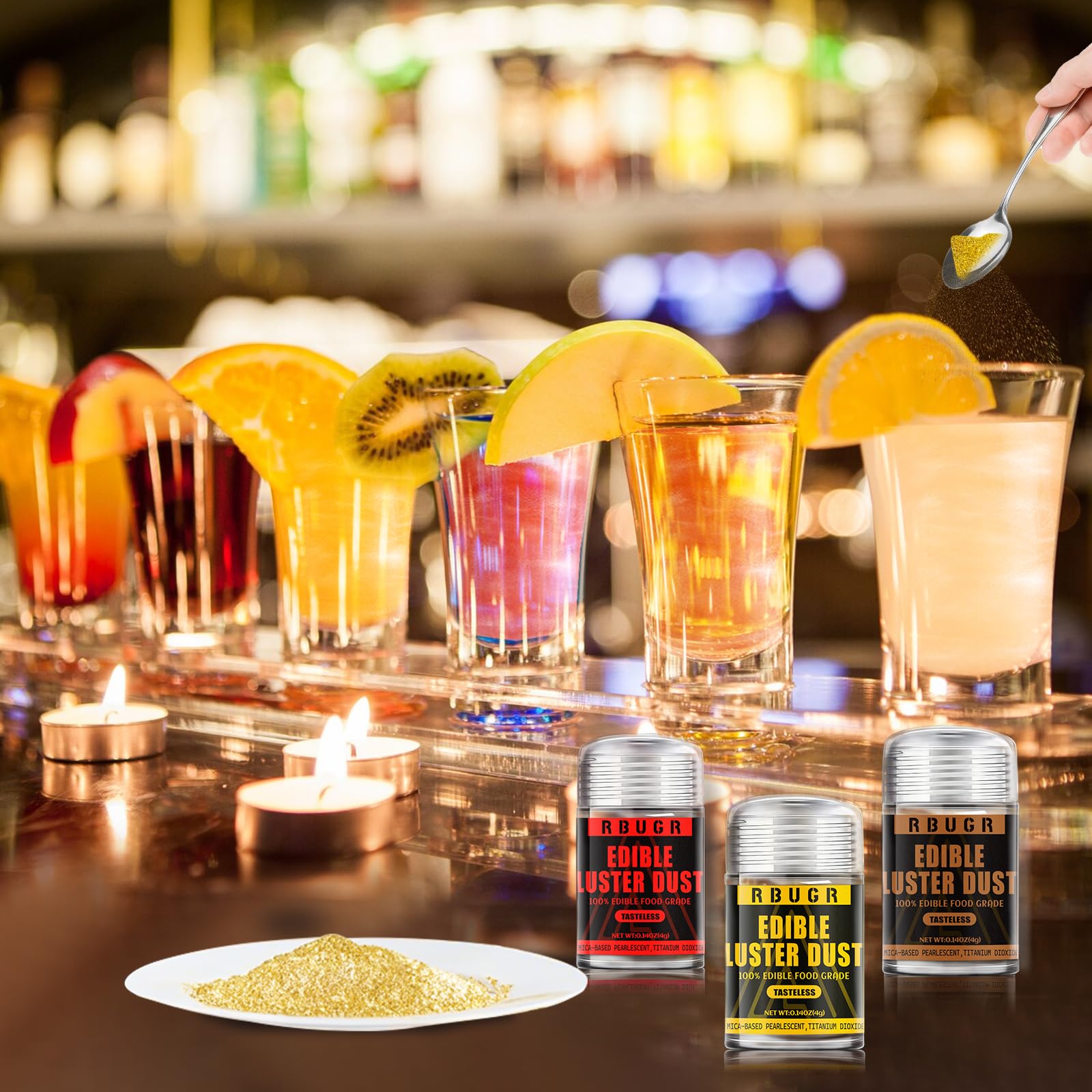 RBUGR edible glitter is a versatile gift for bakers and parties.