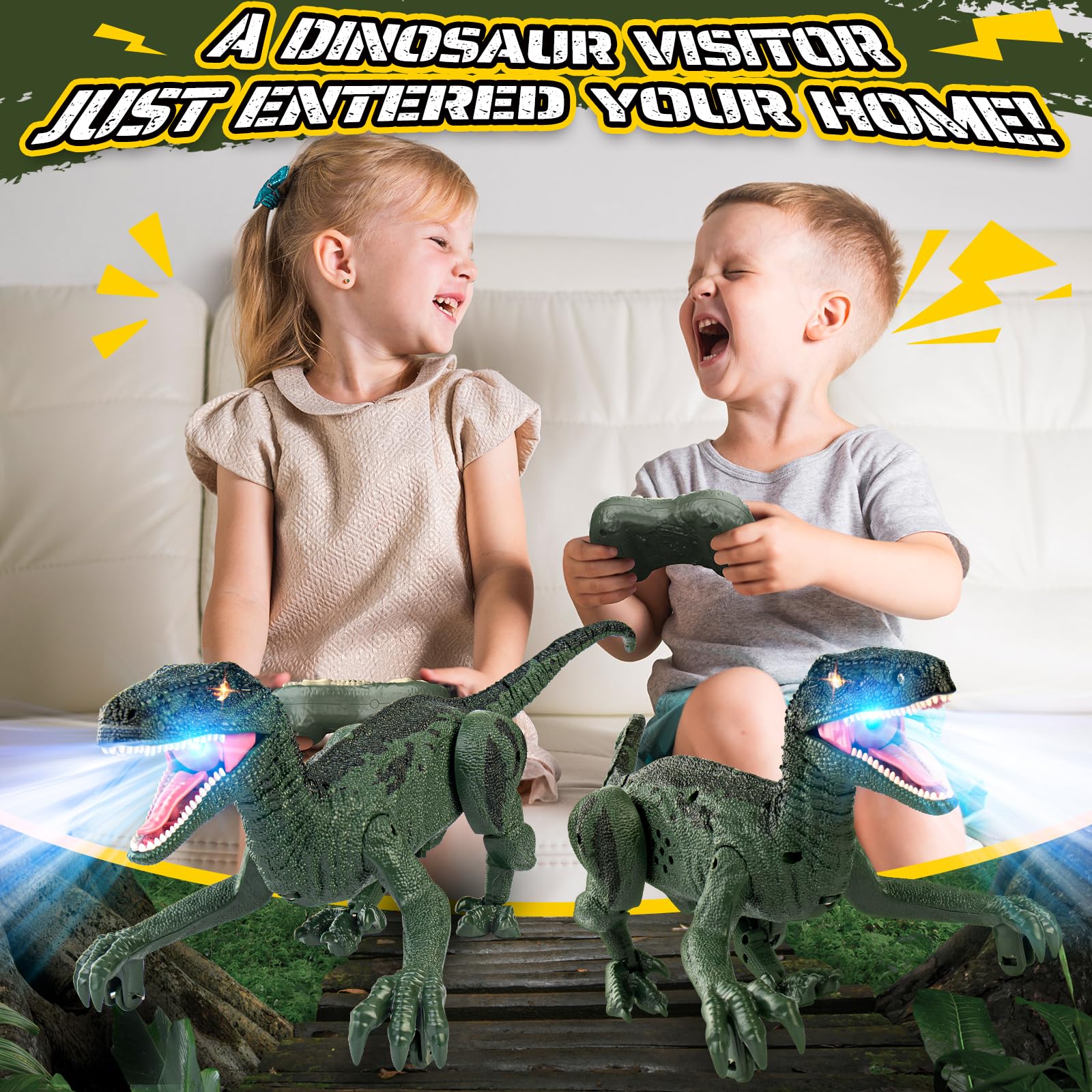 Rcfunkid dinosaur toy assembly promotes hand-eye coordination and problem solving