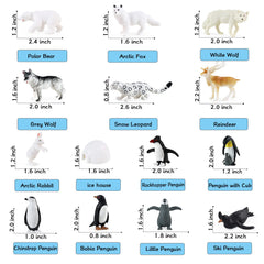 RCOMG Arctic Hare Figure supports creative storytelling and educational projects.