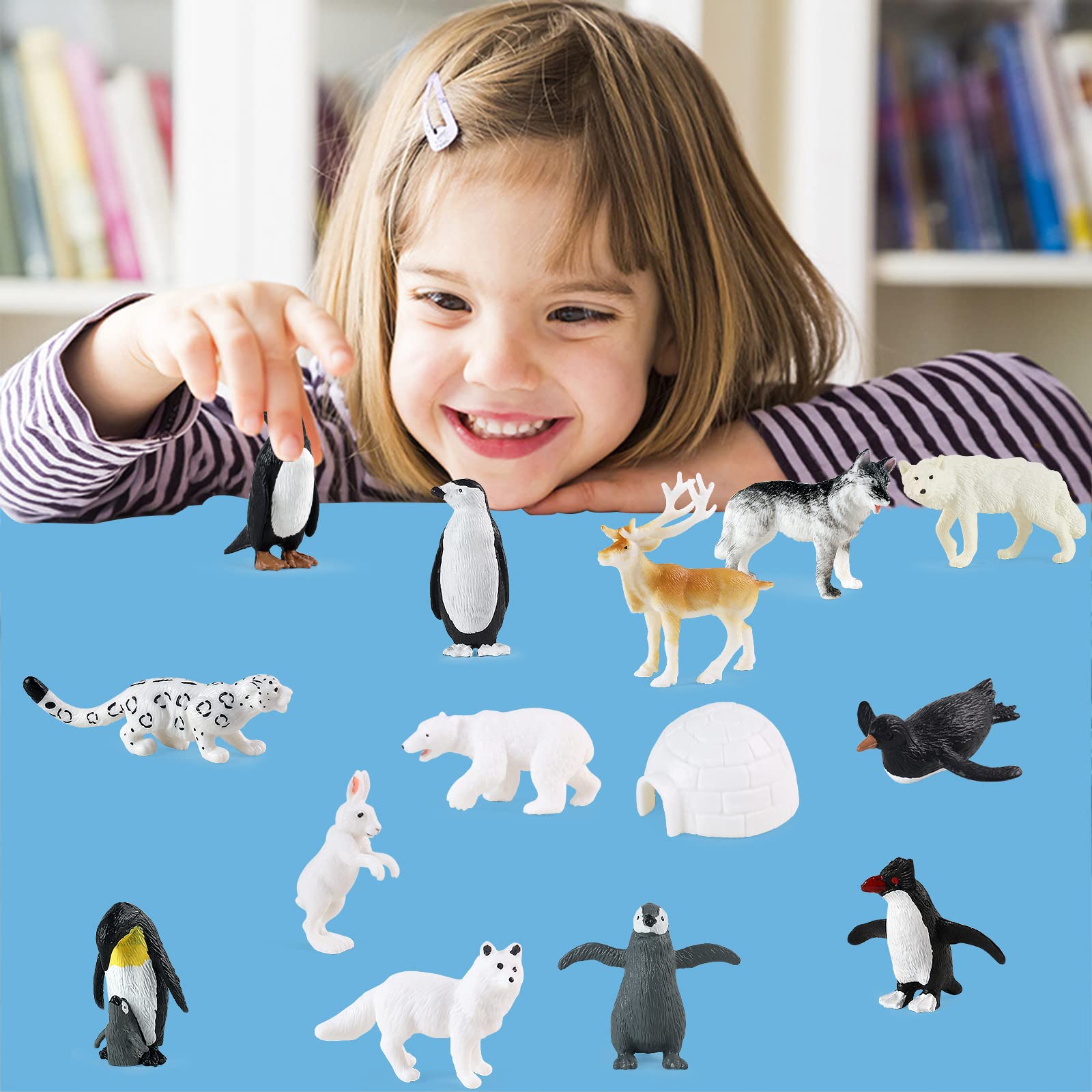 RCOMG Penguins Figures Collection brings wintry charm to crafts and cakes.