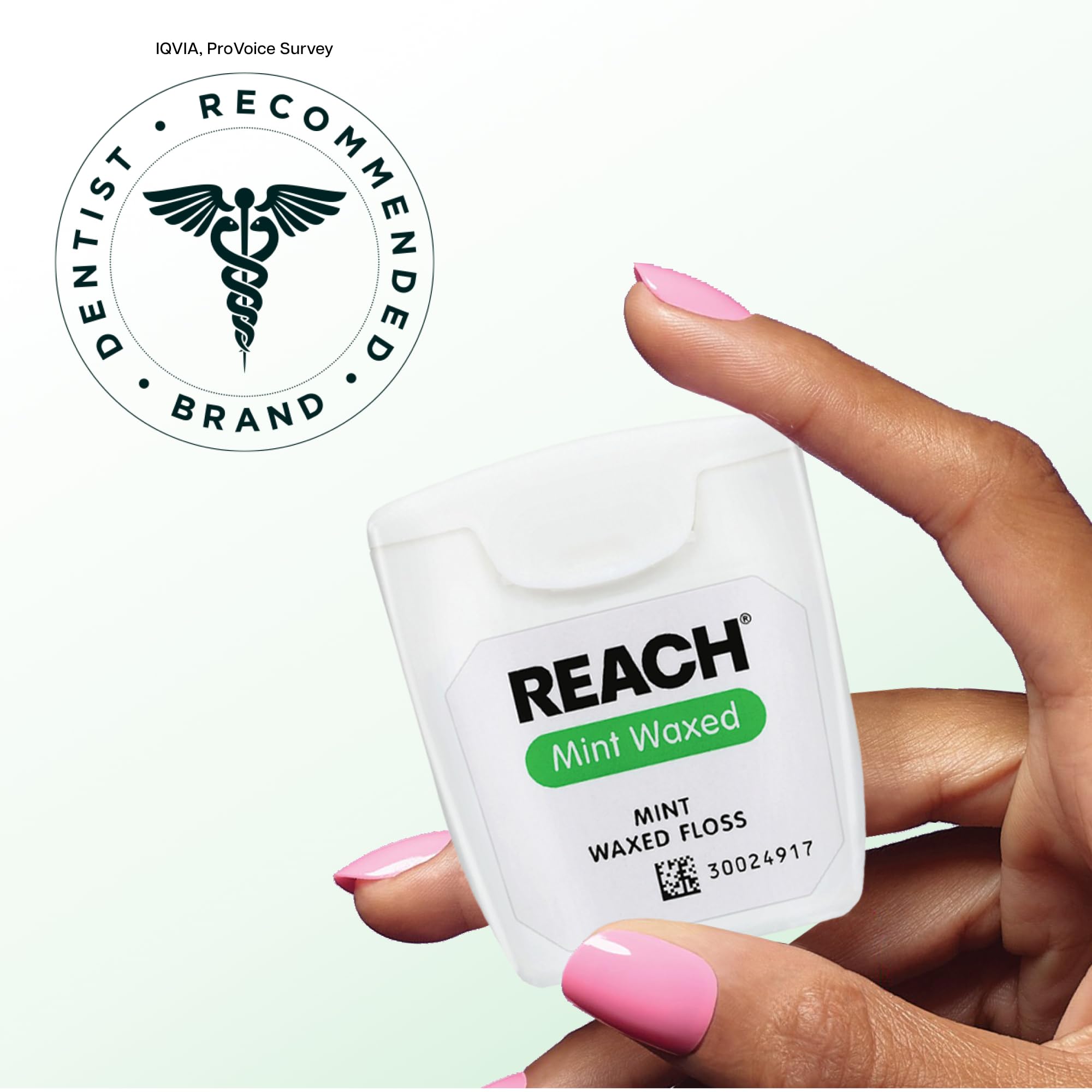 Family-friendly 6-pack Reach floss for shared use.