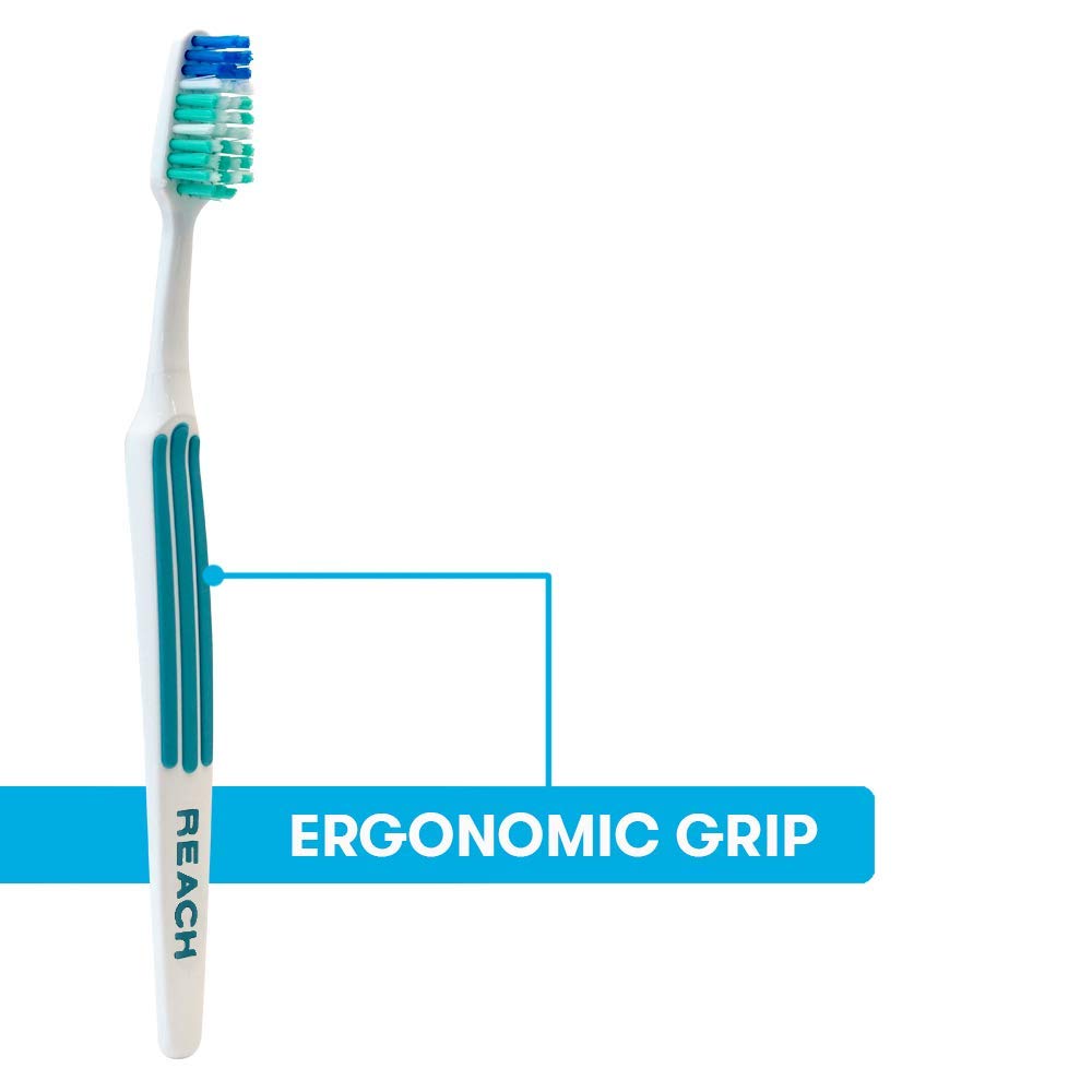 Reach Advanced Design Tongue cleaner adds an extra clean ritual.