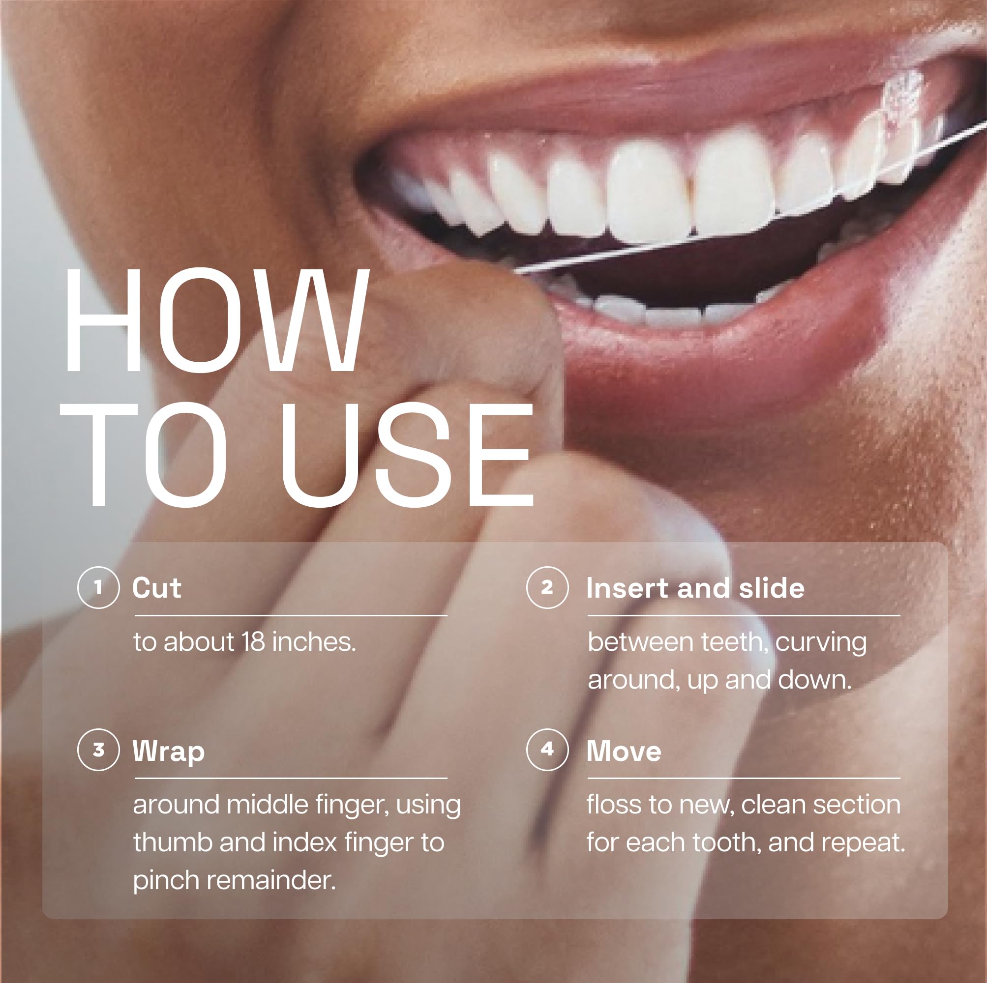 Reach floss suitable for adults and kids for shared oral care.