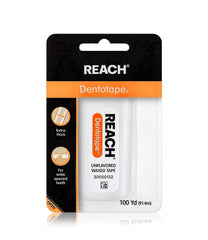 Reach Dentotape between-teeth action helps clear gaps brushing may miss