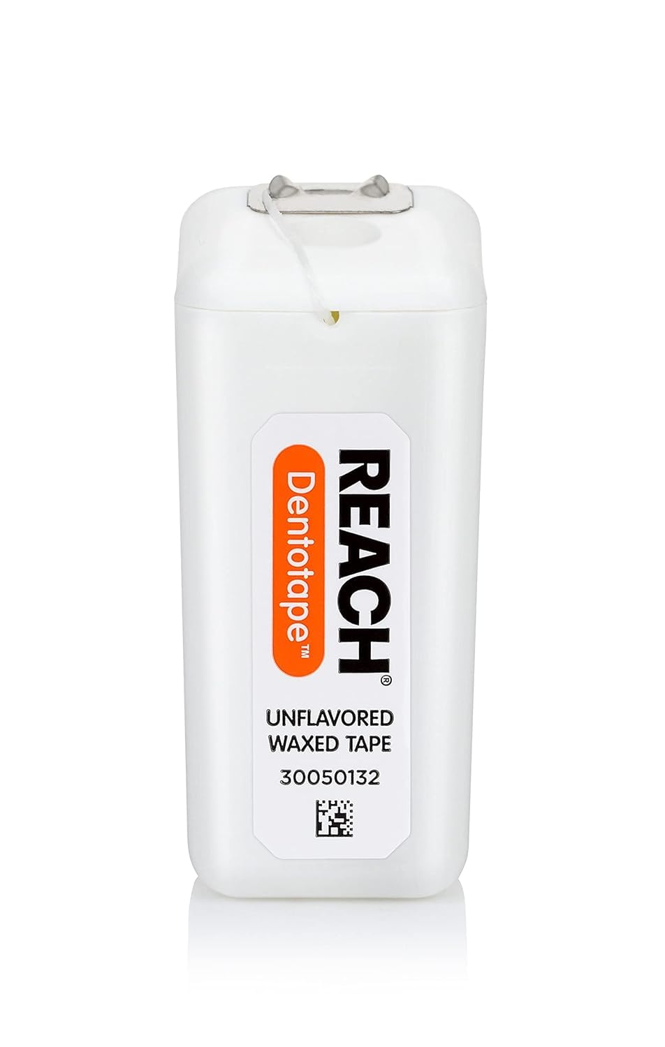 Reach Dentotape unflavored floss for a neutral mouthfeel and clean feel