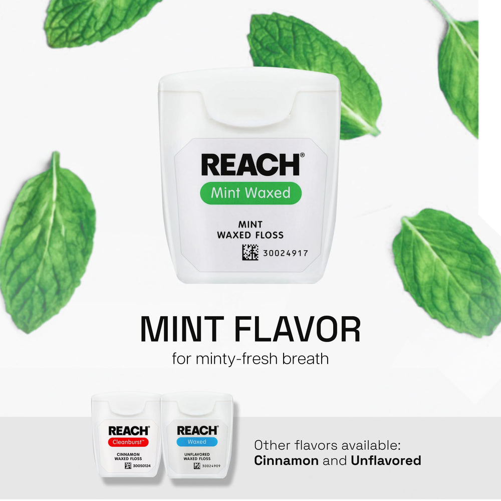 Mint flavor provides refreshing feel during flossing.
