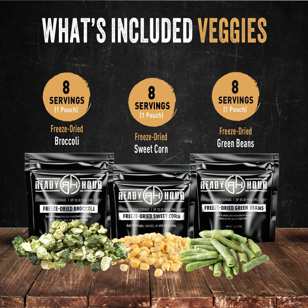 Serving bowl presents Ready Hour mix as a quick, ready-to-eat option.